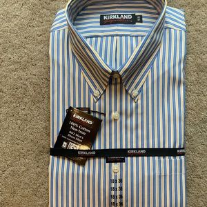NWT Kirkland Men’s Dress Shirt 18x36